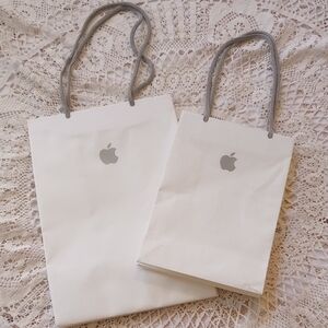 Apple White Shopping Bag Set